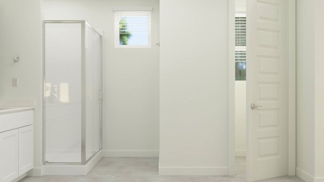 Crest owners bathroom interior