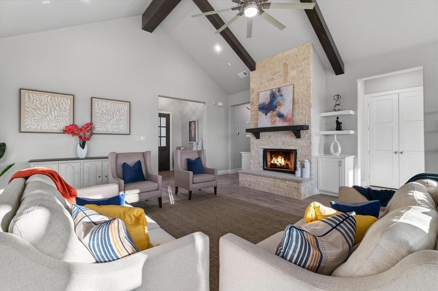 Furnished interior view inside a new home in , Farmersville (Image 11). Furnished interior view inside a new home in , Farmersville (Image 11).