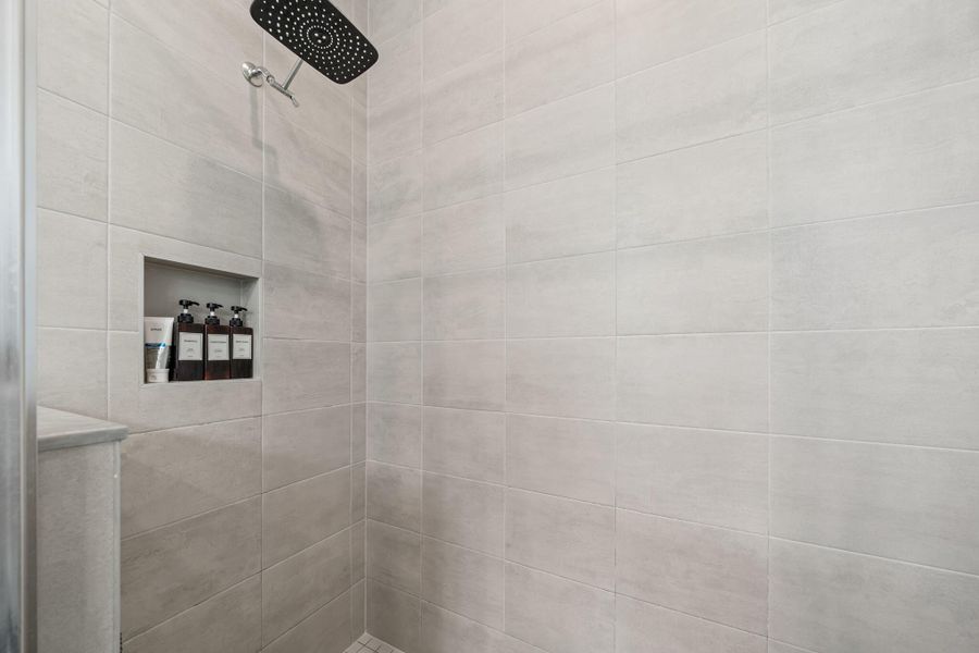 Rain Shower Head in Primary Bath