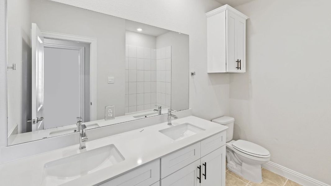 Furnished interior view inside a new home in The Avenue, Allen (Image 8). Furnished interior view inside a new home in The Avenue, Allen (Image 8).