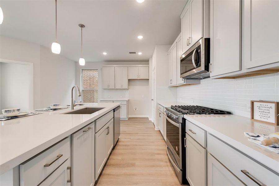 Furnished interior view inside a new home in Spiritas Ranch, Little Elm (Image 11).