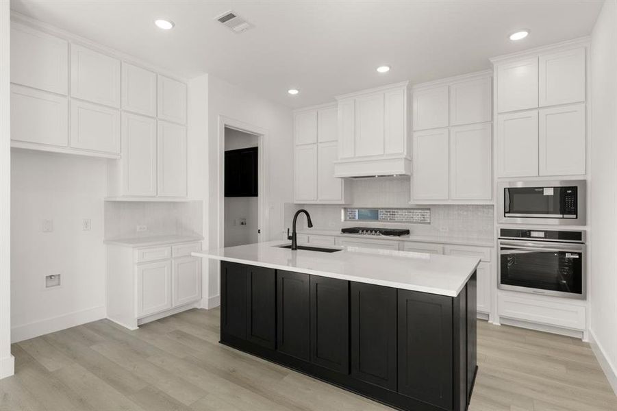 Furnished interior view inside a new home in The Villages of Hurricane Creek, Anna (Image 3).