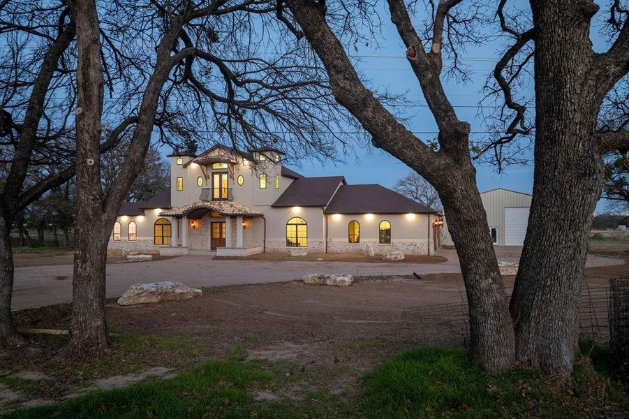 Exterior details and patio area of a home in , Springtown (Image 23).
