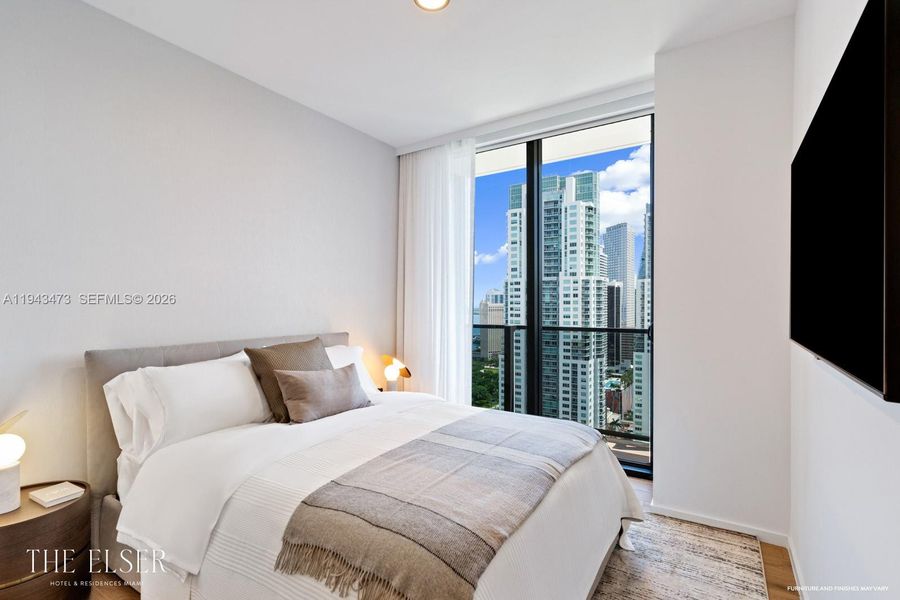 Furnished interior view inside a new home in , Miami (Image 13). Furnished interior view inside a new home in , Miami (Image 13).