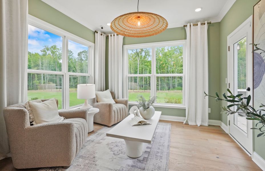 Furnished interior view inside a new home in Forest Creek, Waxhaw (Image 51).