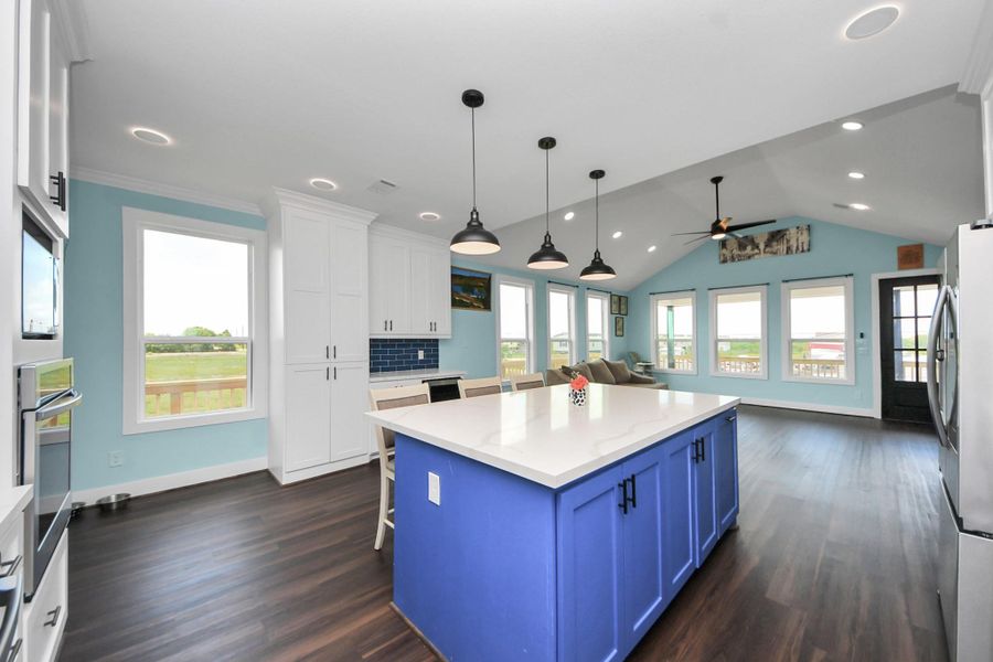 Furnished interior view inside a new home in , Dickinson (Image 4).