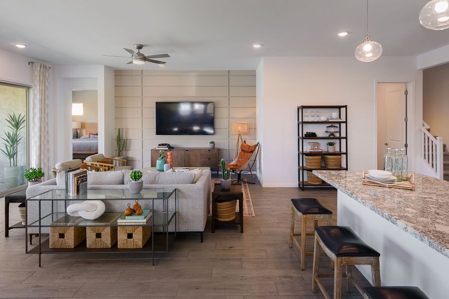 Representative furnished interior of a home built from the Slate by Mattamy Homes in Empire Pointe, Queen Creek (Image 6). Representative furnished interior of a home built from the Slate by Mattamy Homes in Empire Pointe, Queen Creek (Image 6).