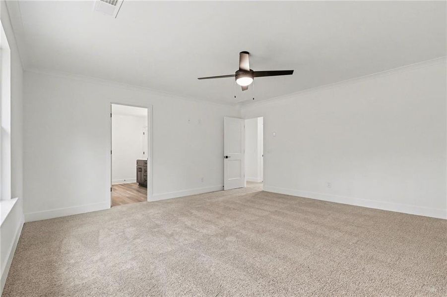 Spacious, unfurnished interior of a new home in Thunder Ridge, Dawsonville (Image 23).