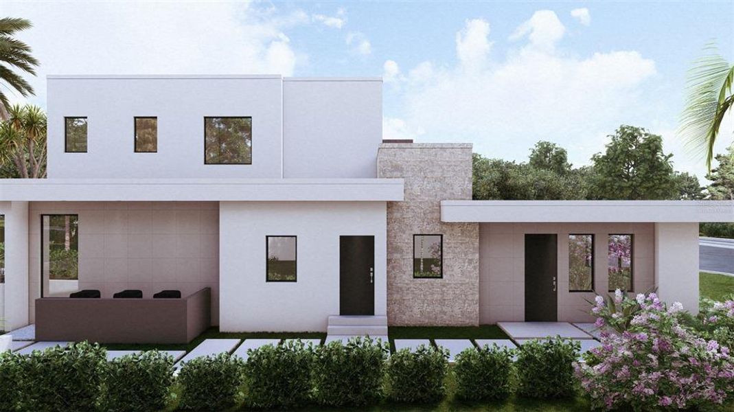 Front exterior of a new home in , Orlando, FL, highlighting curb appeal (Image 6). Front exterior of a new home in , Orlando, FL, highlighting curb appeal (Image 6).