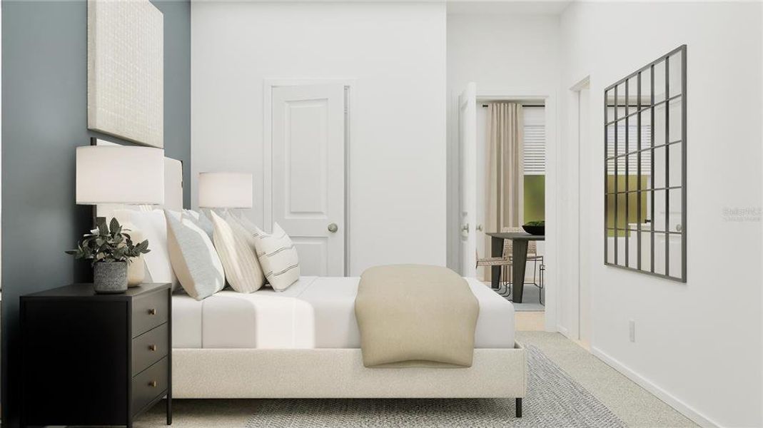 Furnished interior view inside a new home in Wellness Ridge: Eventide Collection, Clermont (Image 11).