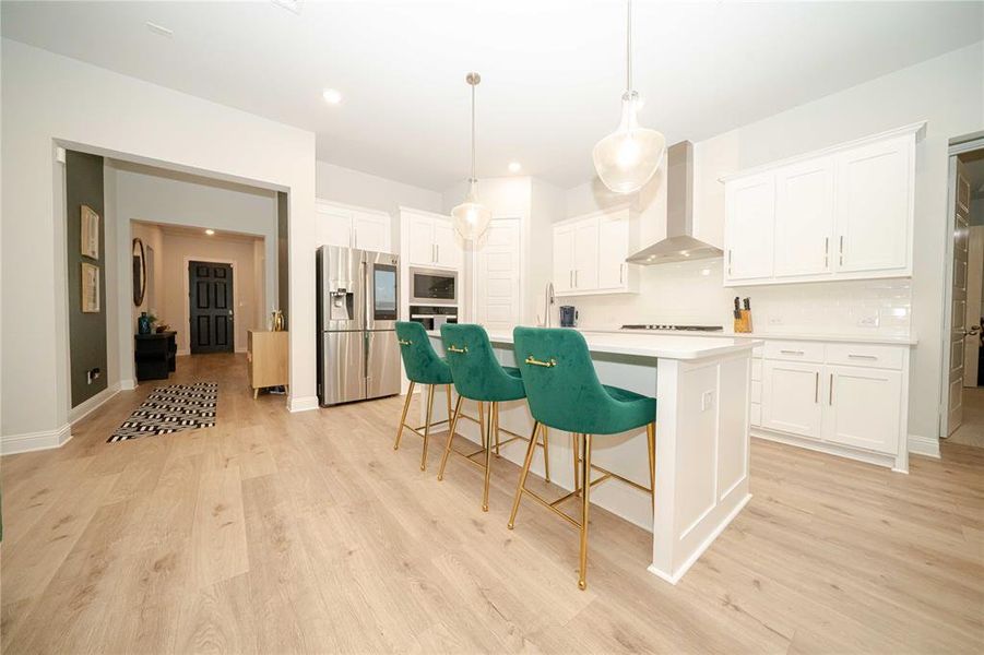 Furnished interior view inside a new home in , Little Elm (Image 27).