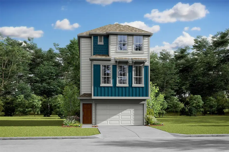 Charming Lincoln II home design by K. Hovnanian Homes with elevation F in beautiful Alicante. (*Artist rendering used for illustration purposes only.)