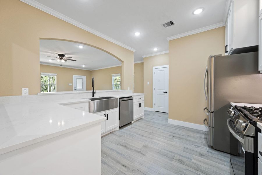 Furnished interior view inside a new home in , Livingston (Image 8).