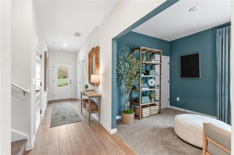 Furnished interior view inside a new home in , Rockmart (Image 32).