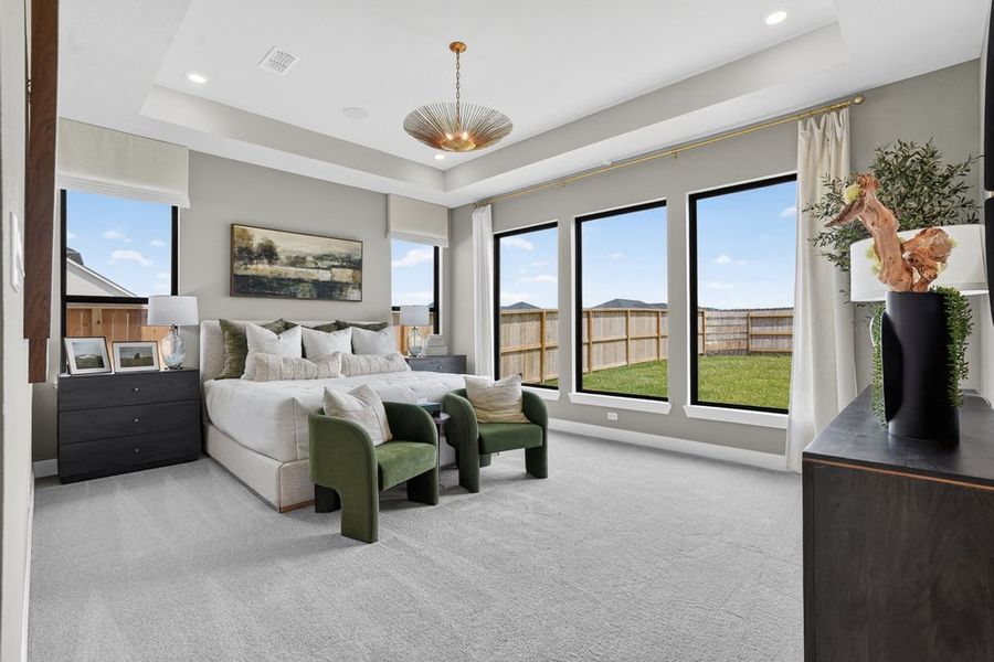 Representative furnished interior of a home built from the Vincent by Taylor Morrison in Blue Creek Trails, Richmond (Image 26).