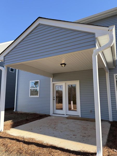 Exterior details and patio area of a home in Parker's Preserve, Ridgeville (Image 4). Exterior details and patio area of a home in Parker's Preserve, Ridgeville (Image 4).