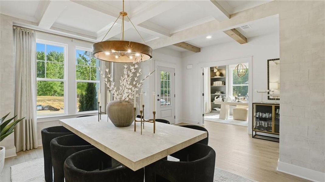 Furnished interior view inside a new home in Brighton, Locust Grove (Image 49).