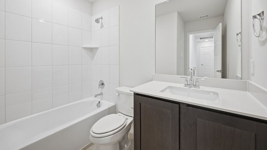 Representative furnished interior of a home built from the Allegra by D.R. Horton in Winchester Crossing, Princeton (Image 8).