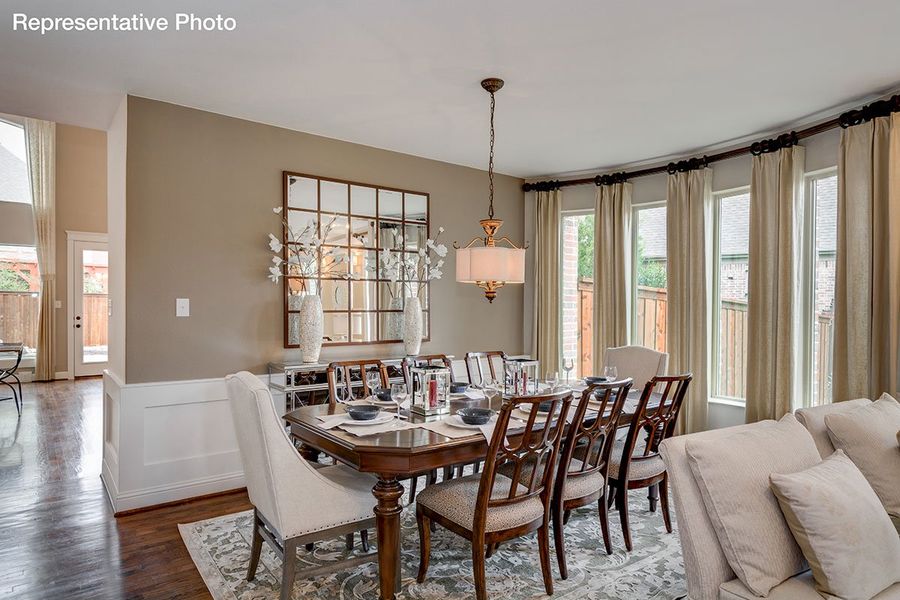 Representative furnished interior of a home built from the Downton Abbey by Grand Homes in Grand Oaks, Celina (Image 6).