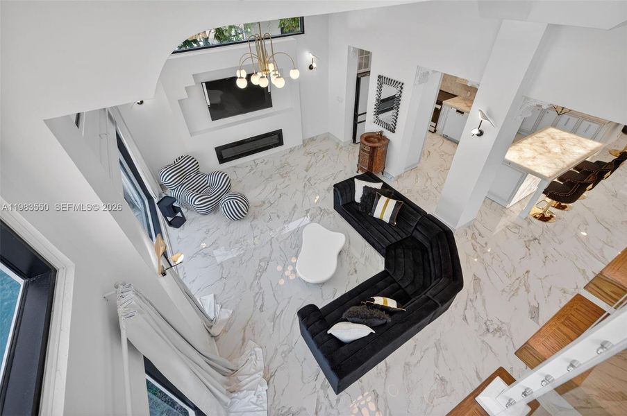 Furnished interior view inside a new home in , Biscayne Park (Image 38).