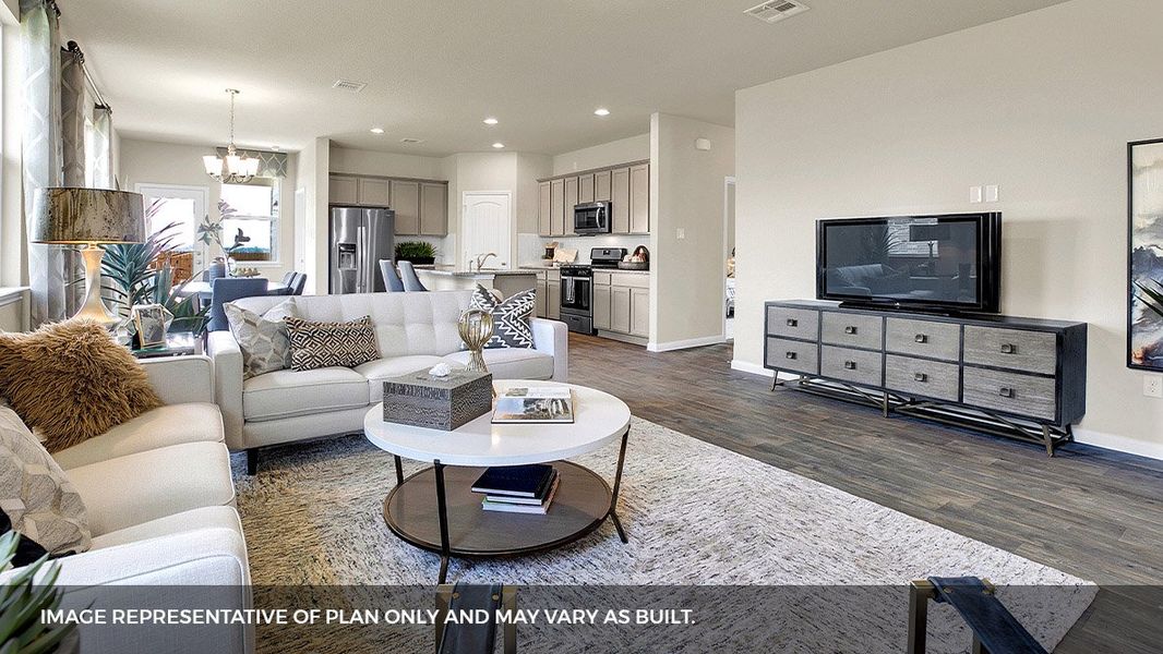 Furnished interior view inside a new home in Southgrove, Kyle (Image 21).