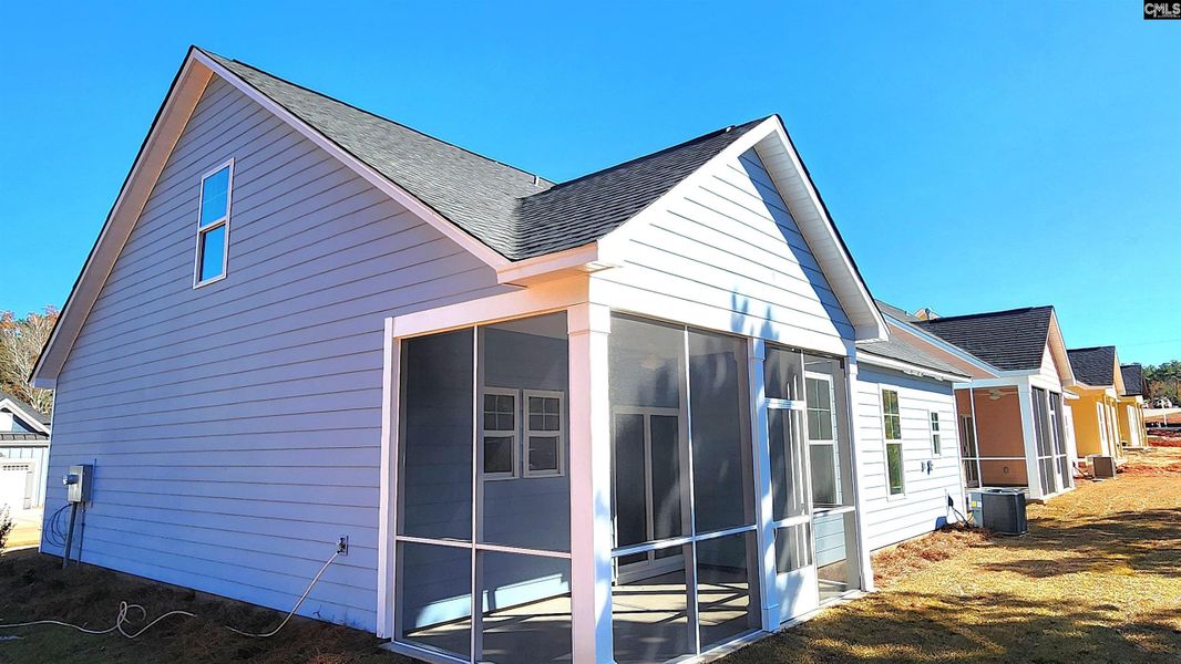 Exterior details and patio area of a home in Bickley Station, Irmo (Image 3). Exterior details and patio area of a home in Bickley Station, Irmo (Image 3).