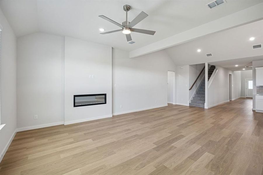 Open Floor Plan in the Wimbledon home plan by Trophy Signature Homes – REPRESENTATIVE PHOTO