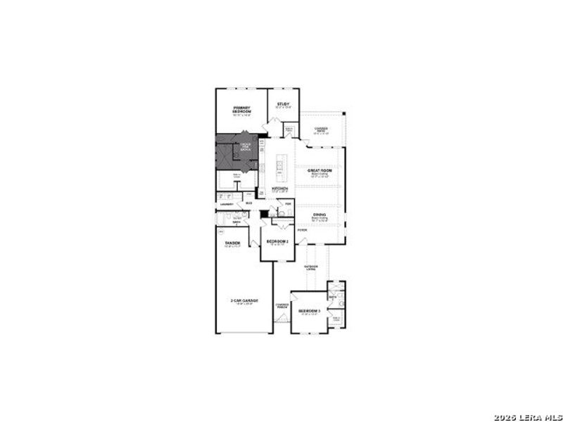 2D floor plan layout of this home in Cibolo Crossing, Universal City, TX (Image 2). 2D floor plan layout of this home in Cibolo Crossing, Universal City, TX (Image 2).