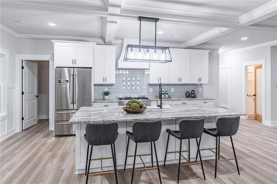 Furnished interior view inside a new home in , Braselton (Image 5).