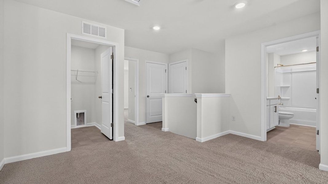 Spacious, unfurnished interior of a new home in The Reserve at Prestleigh, Wake Forest (Image 18).