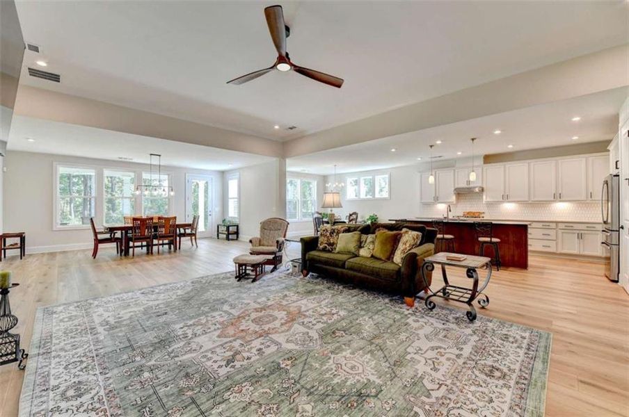 Furnished interior view inside a new home in , Hoschton (Image 15).