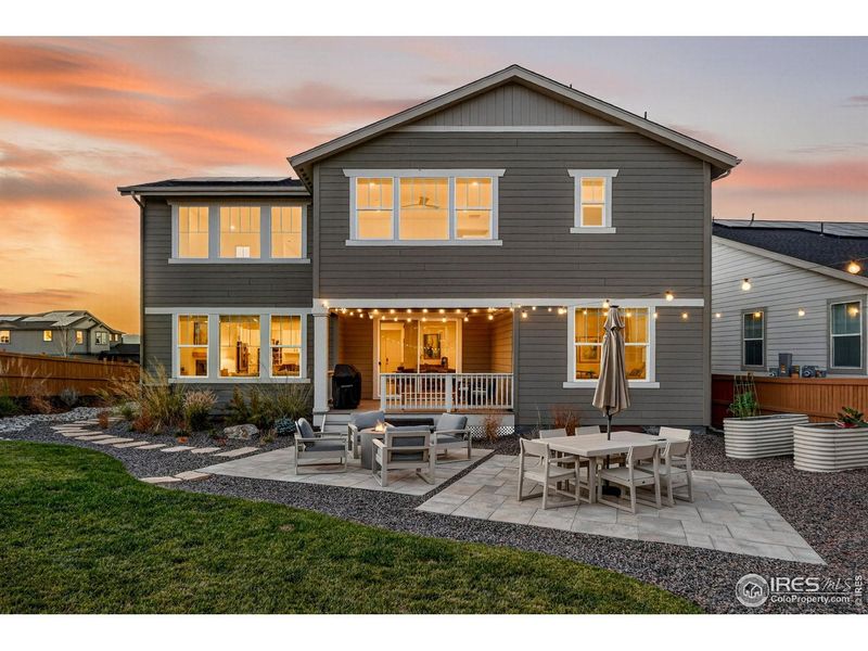 Exterior details and patio area of a home in Sunset Village, Erie (Image 27). Exterior details and patio area of a home in Sunset Village, Erie (Image 27).