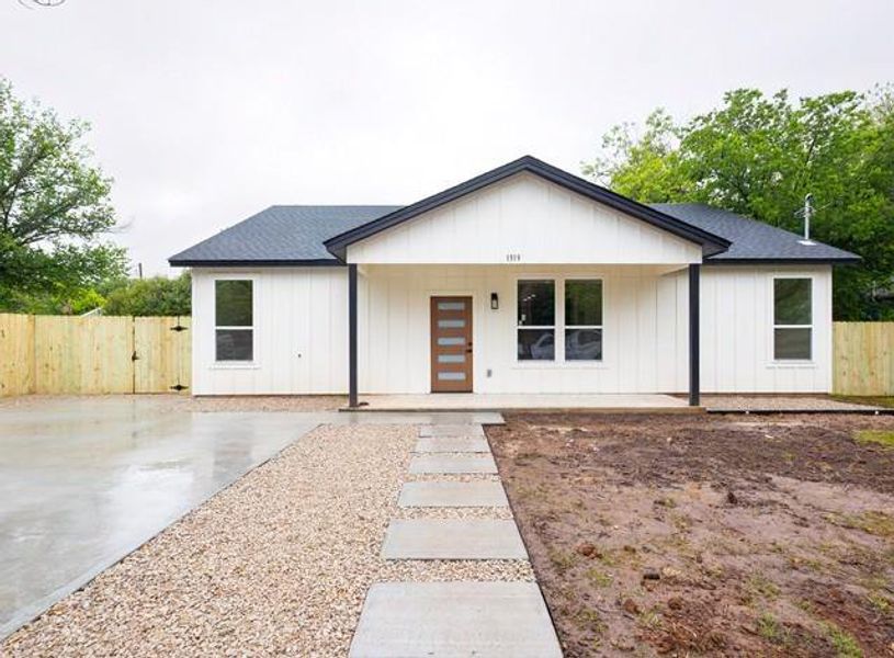Exterior details and patio area of a home in , Brownwood (Image 27). Exterior details and patio area of a home in , Brownwood (Image 27).