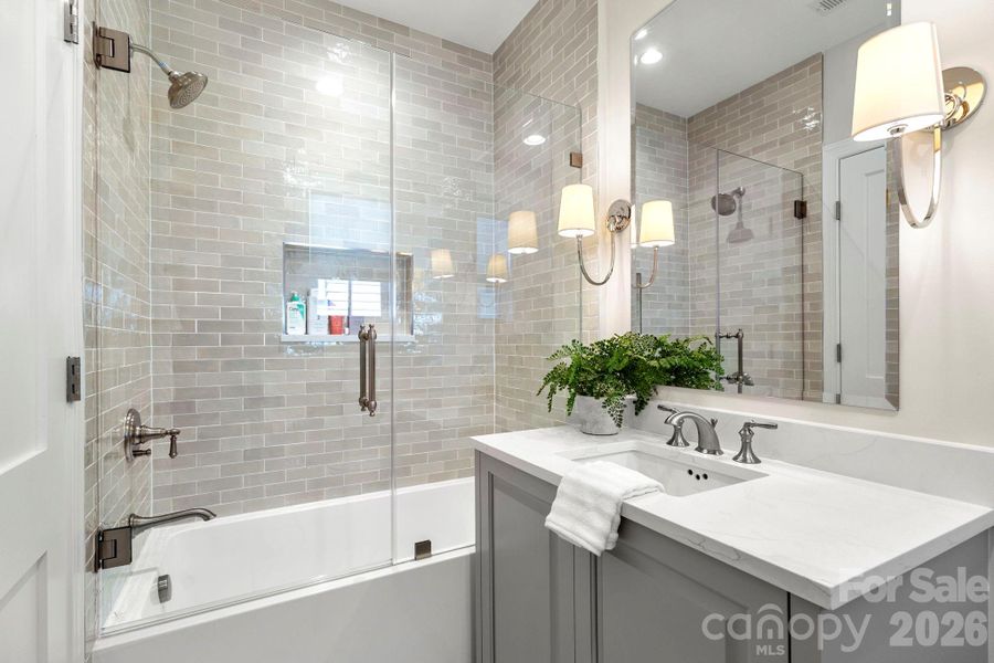 Furnished interior view inside a new home in , Charlotte (Image 8).