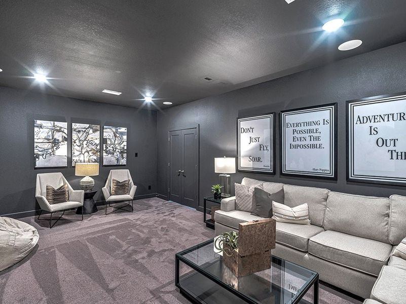 Representative furnished interior of a home built from the Palisade by Taylor Morrison in Avalon at Friendswood, Friendswood (Image 43).
