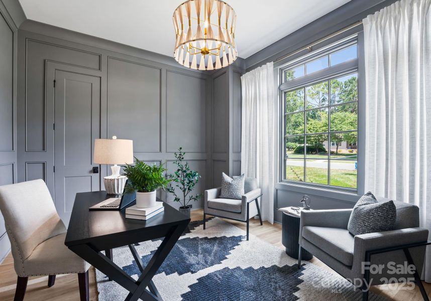 Furnished interior view inside a new home in , Charlotte (Image 30).