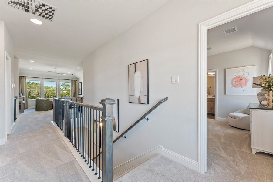 Furnished interior view inside a new home in Walton Ridge, Corinth (Image 22).