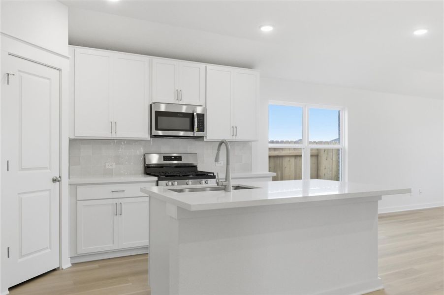 Furnished interior view inside a new home in Infinity Square, Kyle (Image 8).