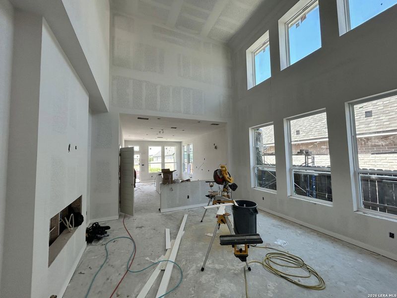 In-progress construction of a new home in Legacy at Lake Dunlap, New Braunfels, TX (Image 12).