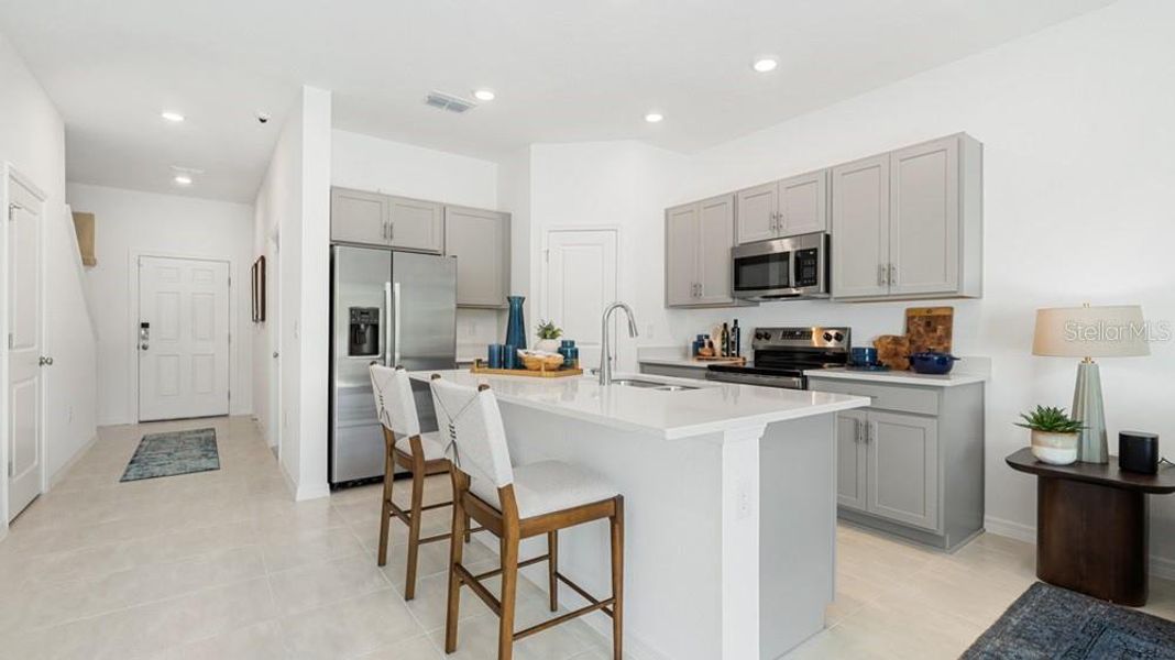 Furnished interior view inside a new home in The Towns at Tiburon, Nokomis (Image 10).