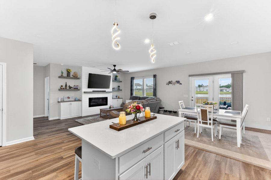 Furnished interior view inside a new home in Bradford Pointe, Summerville (Image 11).