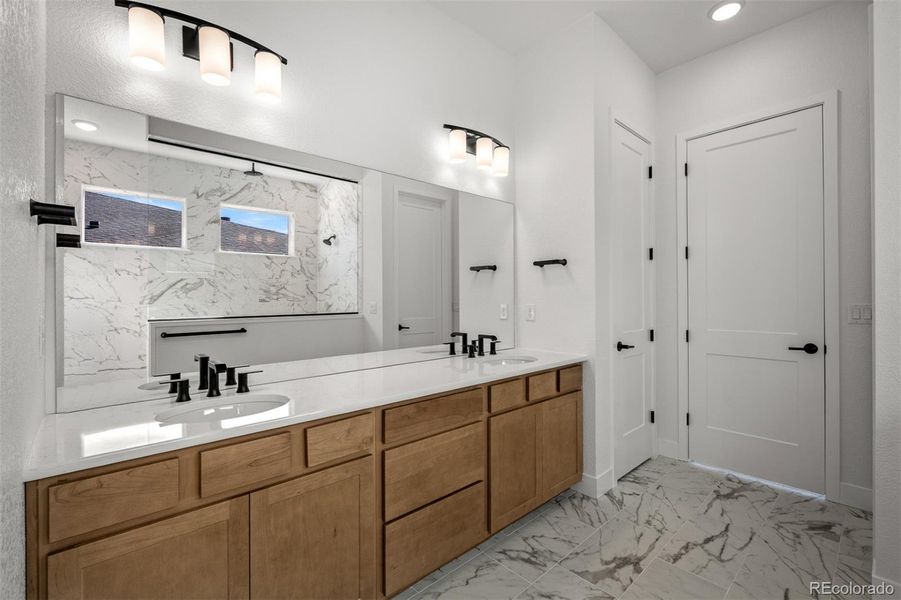 Furnished interior view inside a new home in Wolf Ranch - Enclave Collection, Colorado Springs (Image 11).