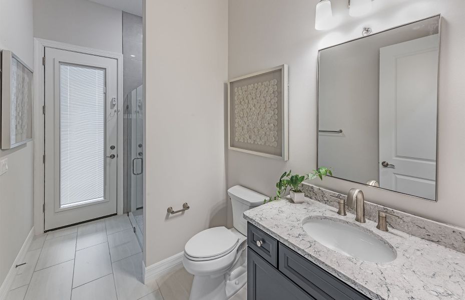 Furnished interior view inside a new home in Avondale at Avenir, Palm Beach Gardens (Image 28).