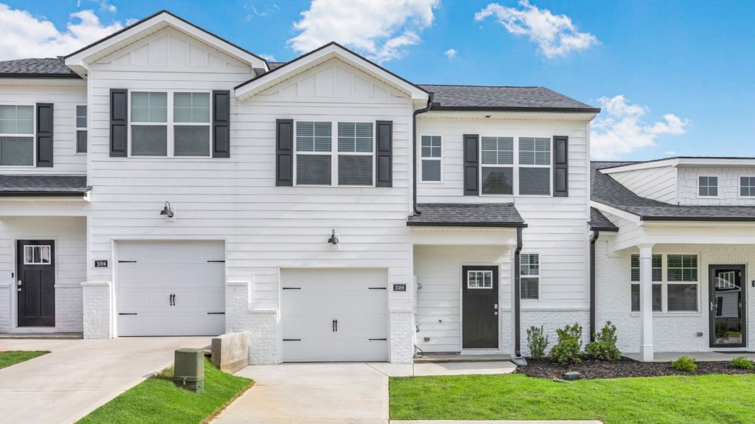 Front exterior of a new home in Byrd Village, Graniteville, SC, highlighting curb appeal (Image 1). Front exterior of a new home in Byrd Village, Graniteville, SC, highlighting curb appeal (Image 1).