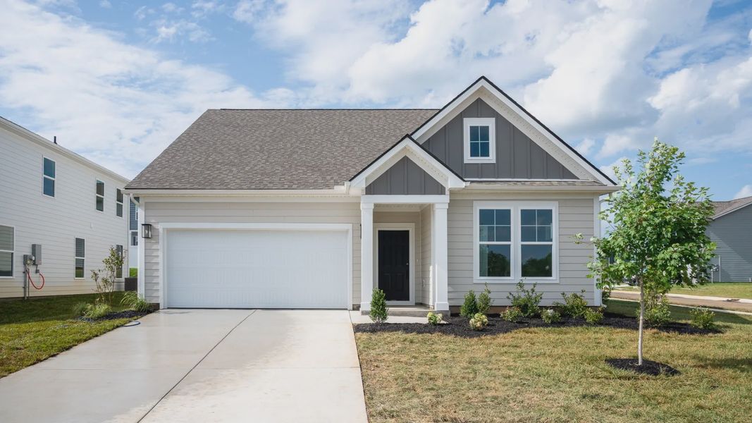 Exterior of Avondale floor plan with 2-car garage Exterior of Avondale floor plan with 2-car garage