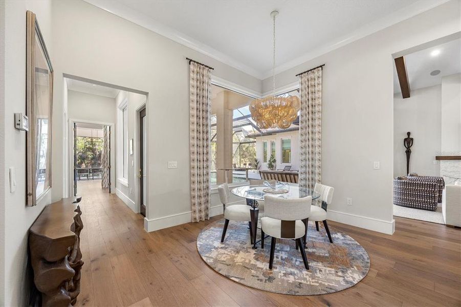 Furnished interior view inside a new home in , Sarasota (Image 39). Furnished interior view inside a new home in , Sarasota (Image 39).