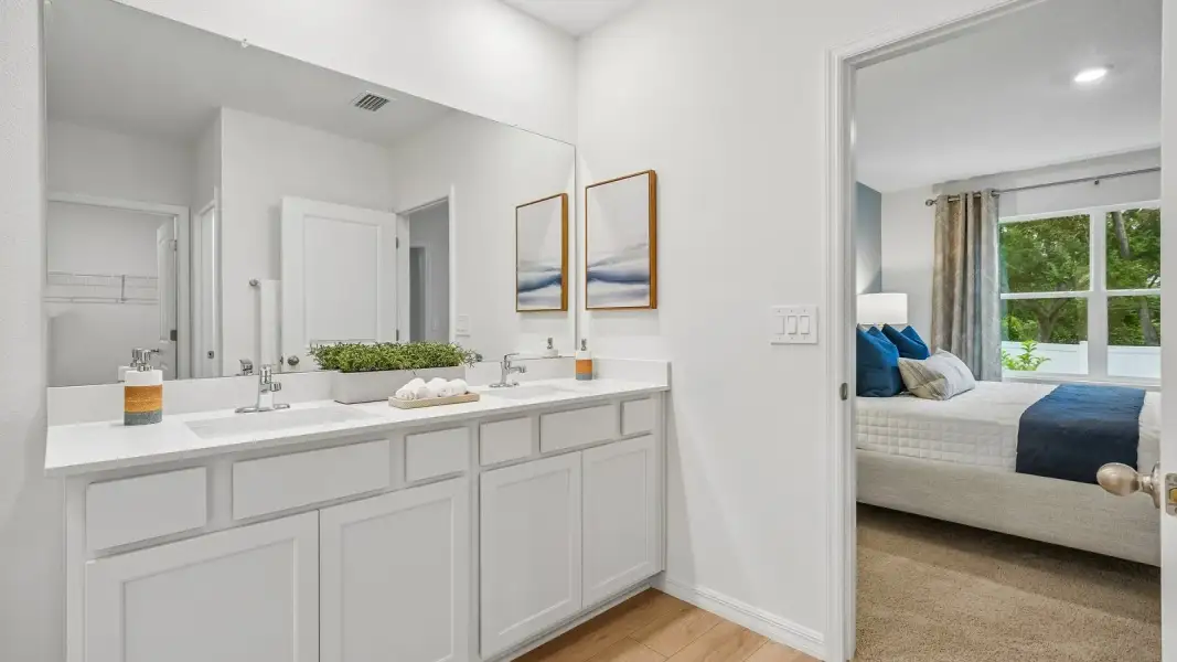 Furnished interior view inside a new home in Sandal Key, Weeki Wachee (Image 32).