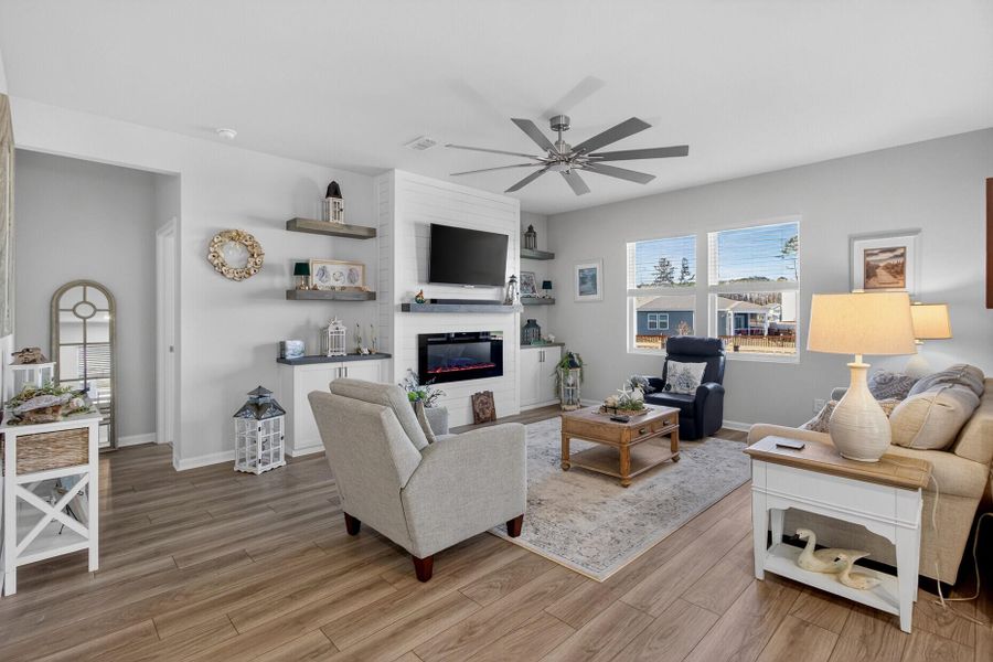Furnished interior view inside a new home in , Summerville (Image 33).