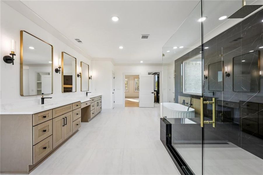 Furnished interior view inside a new home in , Dacula (Image 13).