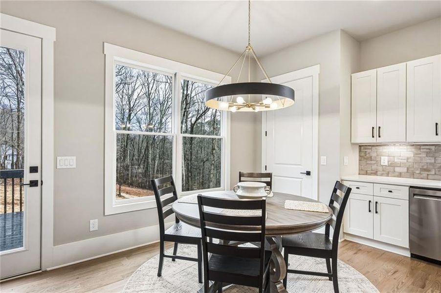 Furnished interior view inside a new home in , Canton (Image 44).